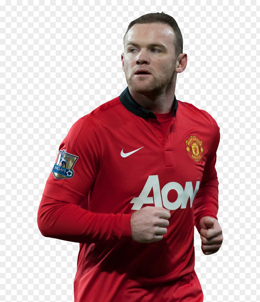 Wayne Rooney Jersey Rendering Football T-shirt PNG
