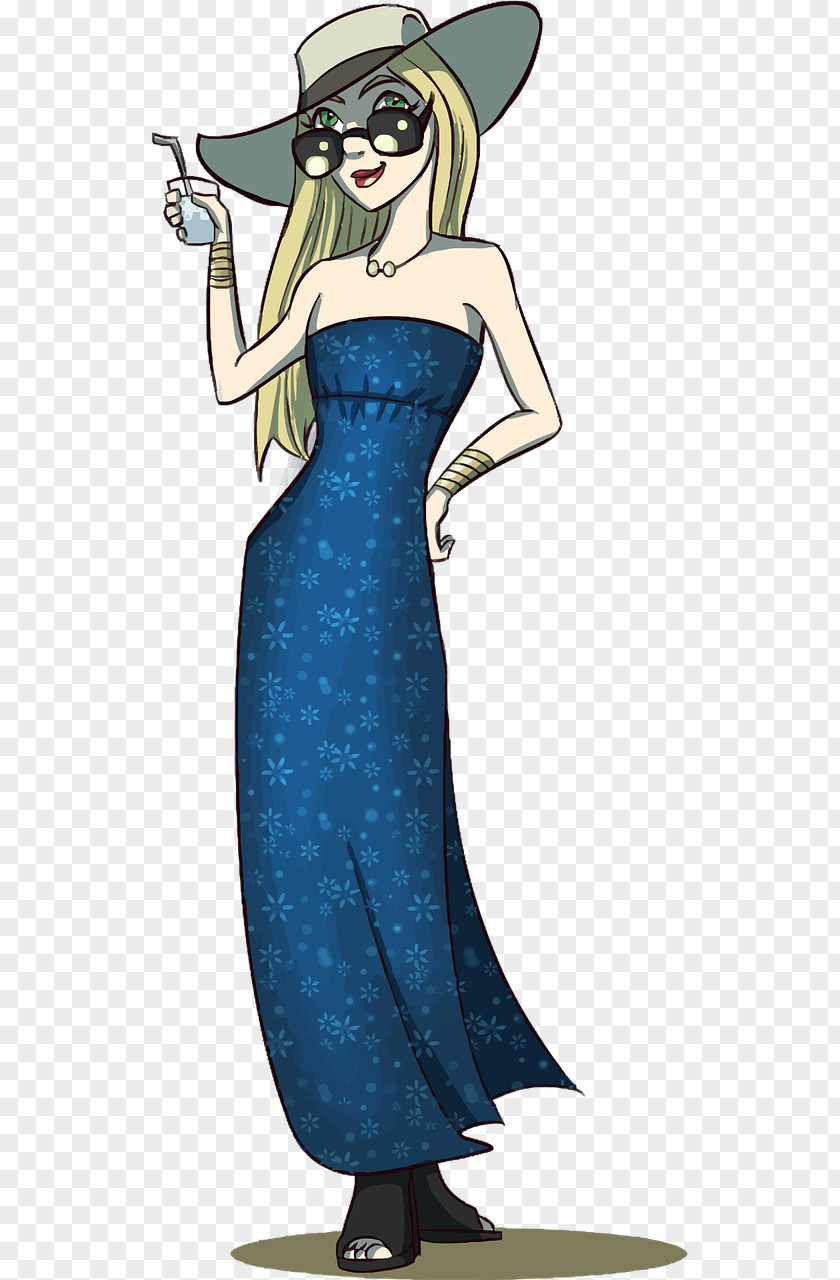 Woman Female Dress Cartoon PNG