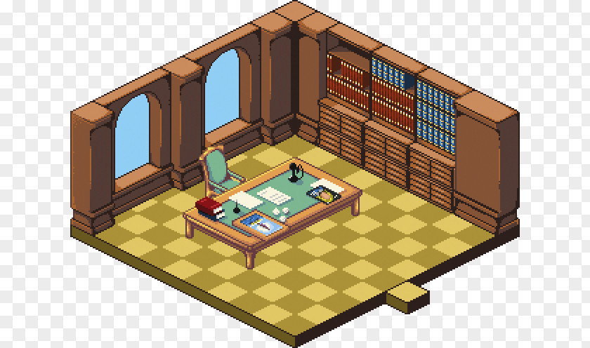 Library Room Angle Video Game PNG