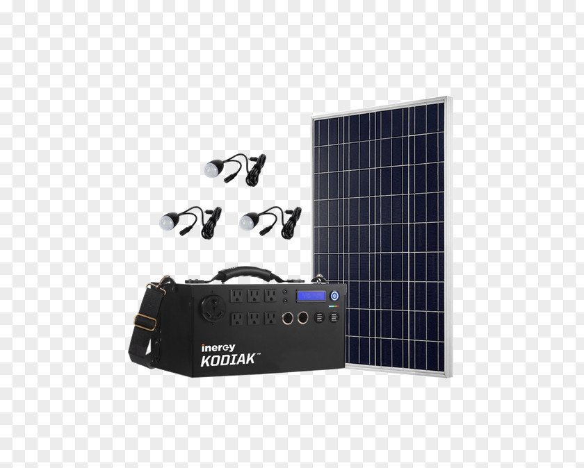Solar Generator Power Electric Off-the-grid Station Electrical Grid PNG