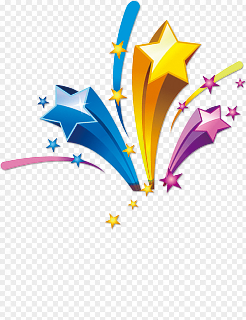 Stars Launch Ribbon Icon PNG