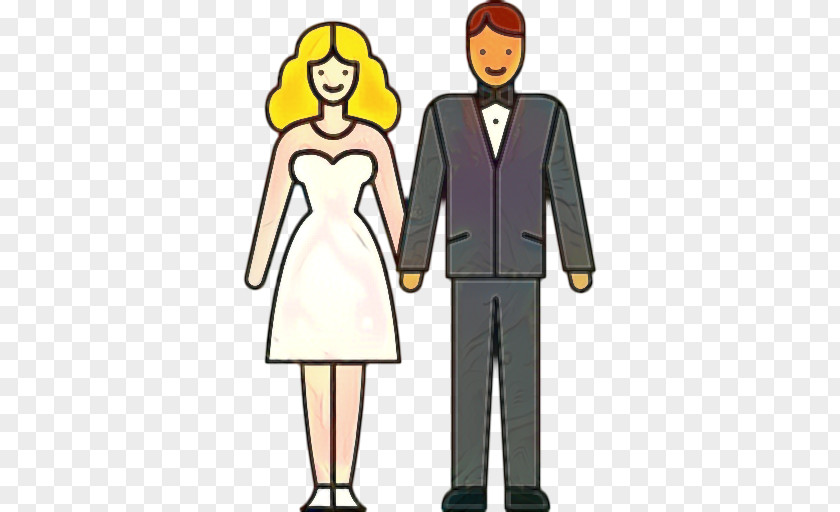 Conversation Formal Wear Marriage Cartoon PNG