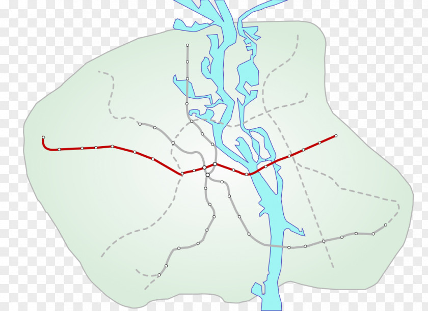 Kiev Dnipro Metro Sviatoshyn Rapid Transit Syretsko–Pecherska Line PNG