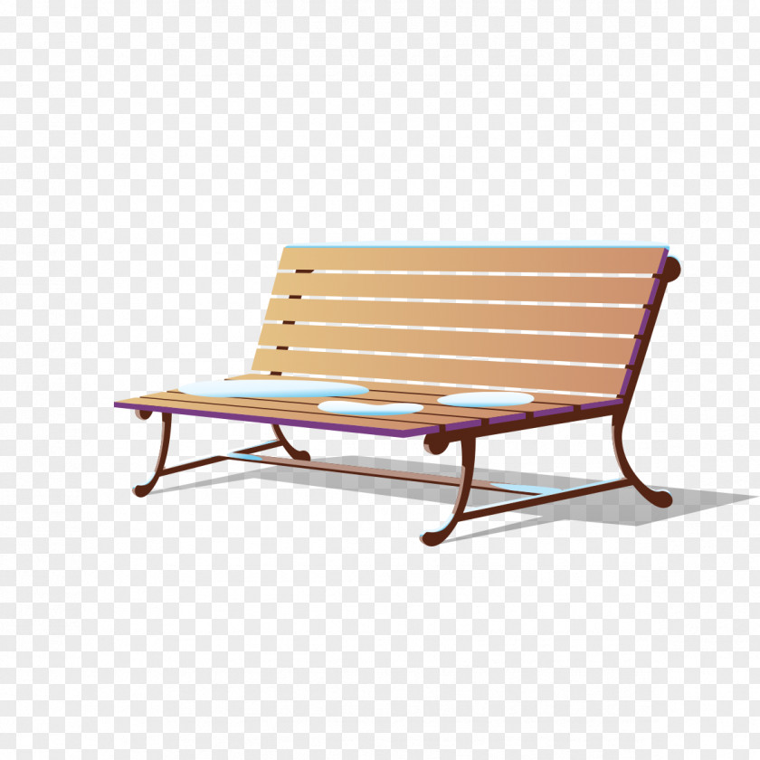 Snow Chair Table Bench PNG