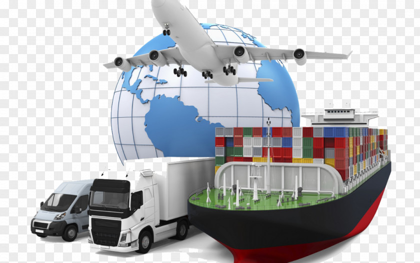 Truck Freight Transport Cargo Multimodal Logistics PNG