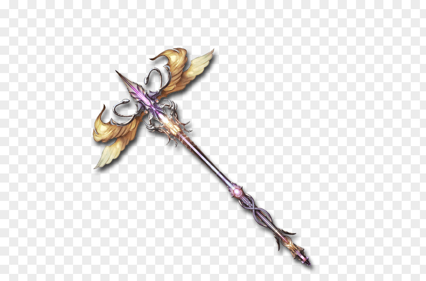 Weapon Granblue Fantasy Rod Of Asclepius Staff Hermes PNG