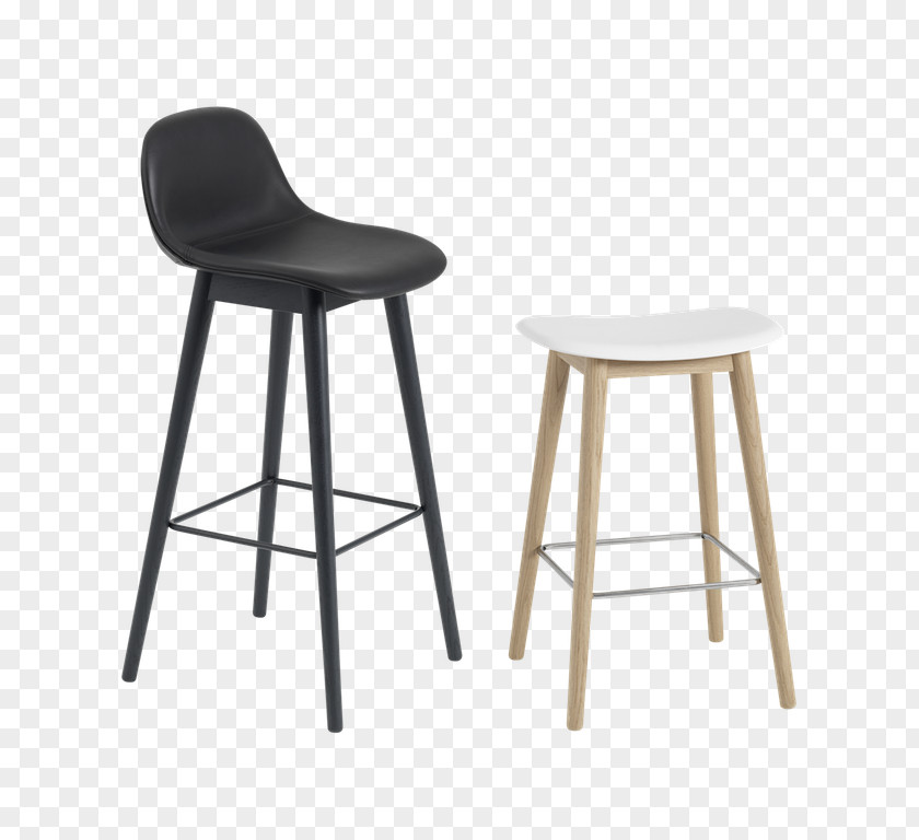 Wood Bar Stool Seat Muuto Chair PNG