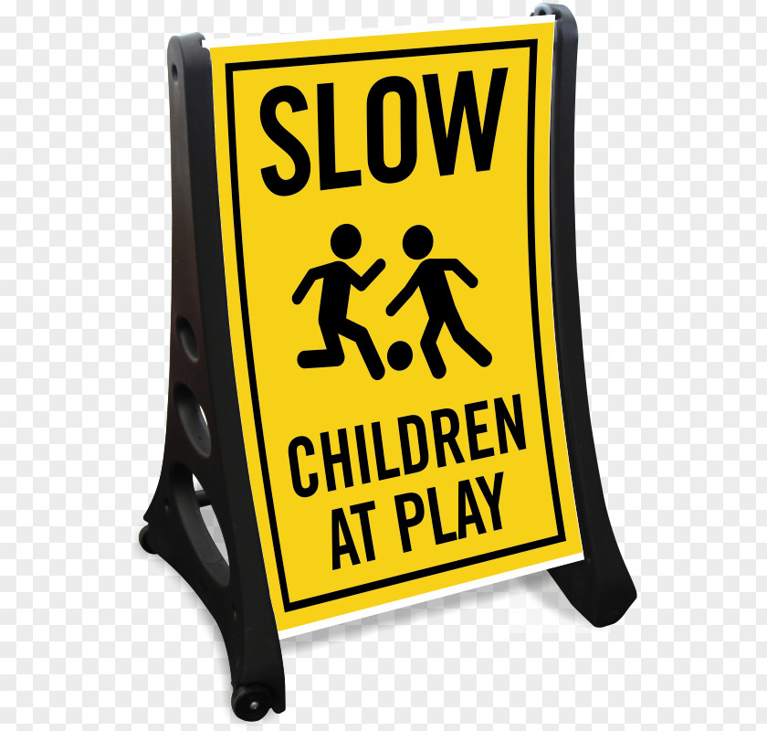 Child Safety Panels Slow Children At Play Traffic Sign Warning PNG