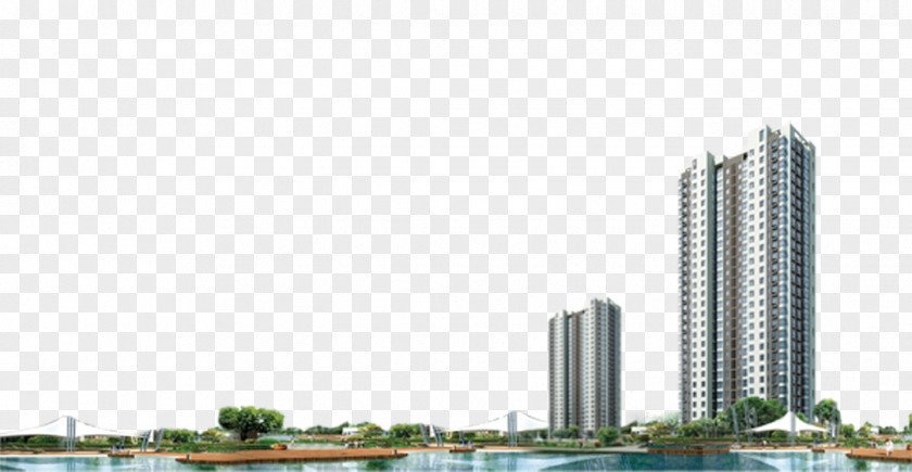 City High-rise Lake High PNG