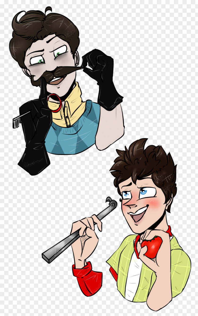 Hello Neighbor Fan Art Drawing Game PNG