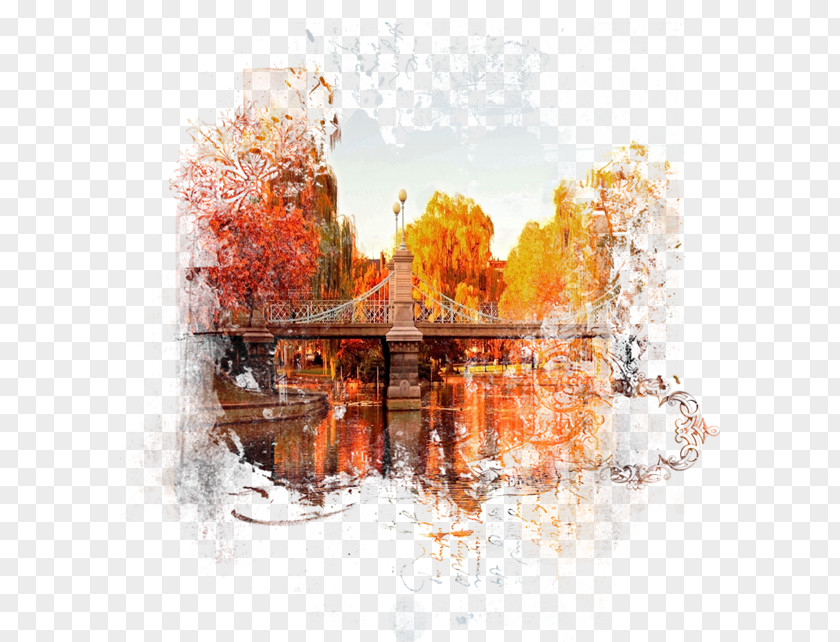 Landscape Paintings Painting Autumn Clip Art PNG