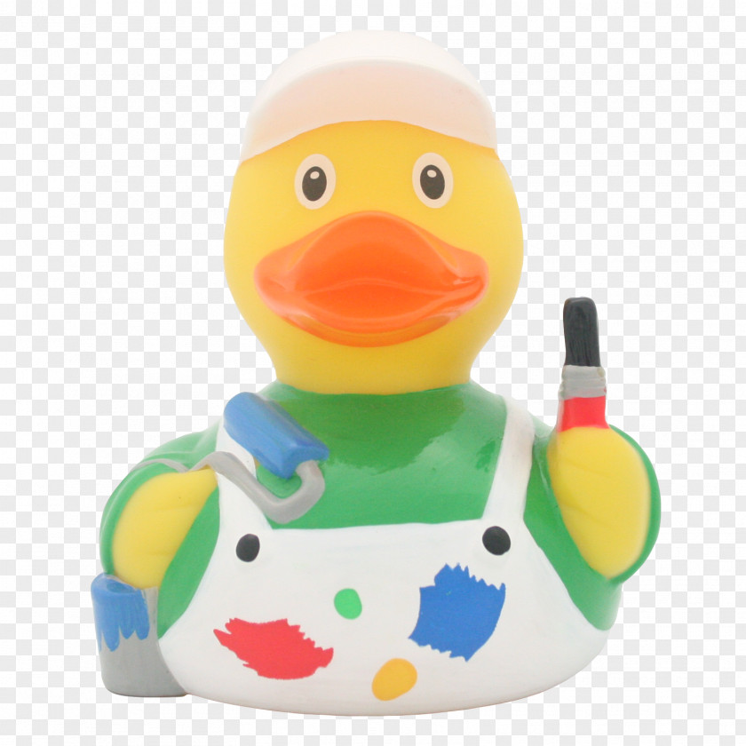 Rubber Duck Painter Plastic Painting PNG