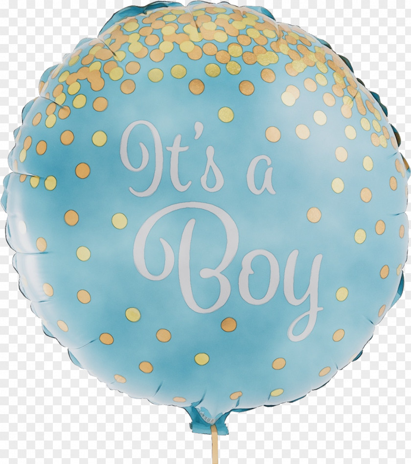 Baking Cup Cake Decorating Supply Balloon Party Turquoise Pattern PNG