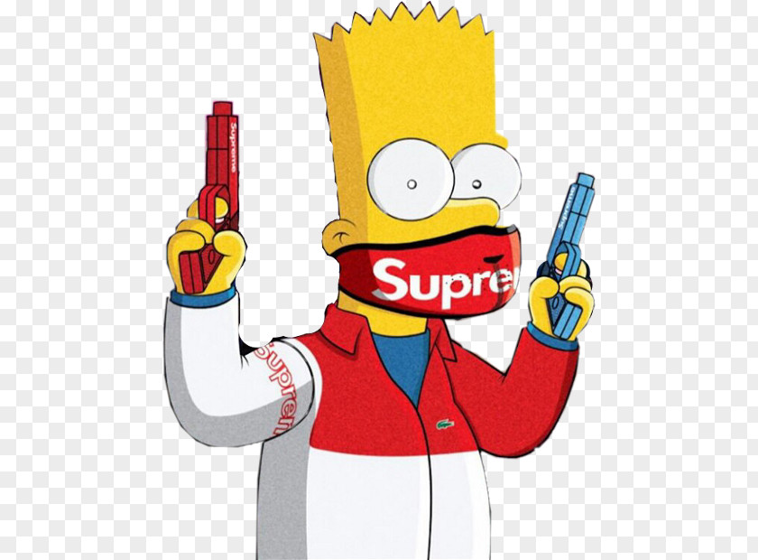 Bart Simpson Homer Supreme Drawing Image PNG