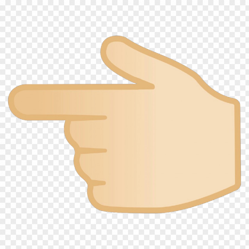 Beige Gesture Pop Emoji PNG