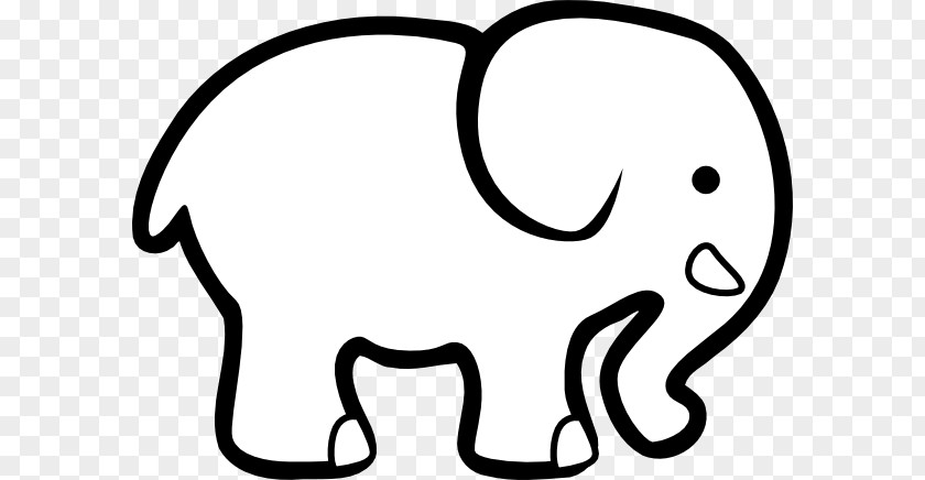 Elephant Outlines White Gift Exchange Santa Claus Sale PNG