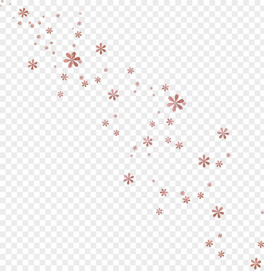 Floating Snow Petals Material Free To Pull Petal PNG