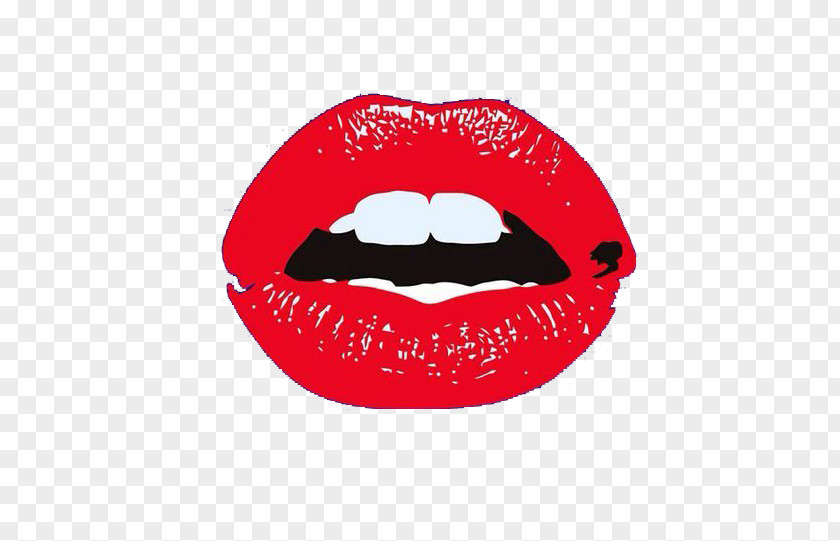 Lips Lipstick Lip Gloss Red Wallpaper PNG