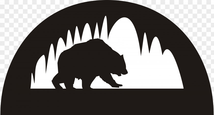 Polar Bear Cave Drawing Clip Art PNG