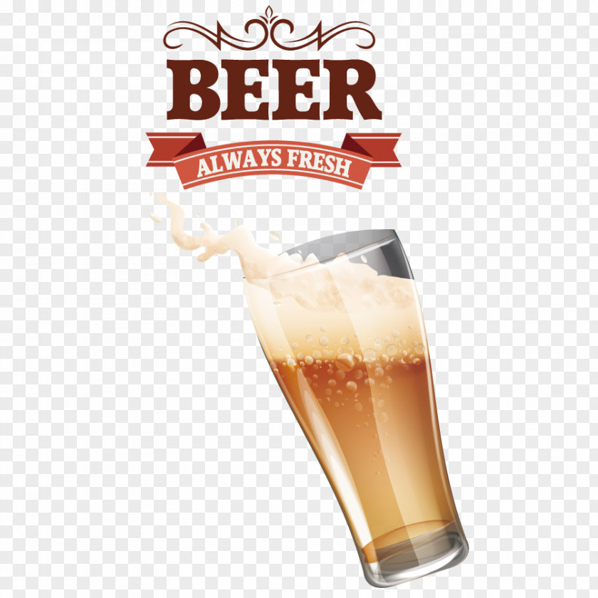 Vector Drinks Ice Beer Oktoberfest Illustration PNG