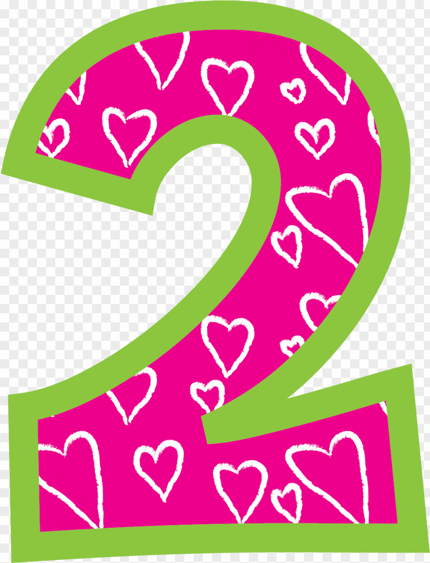 Magenta Heart Birthday Symbol PNG
