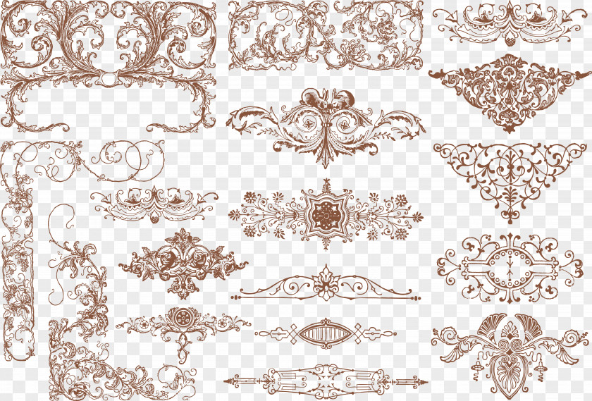 Retro Palace Pattern Visual Design Elements And Principles Ornament PNG