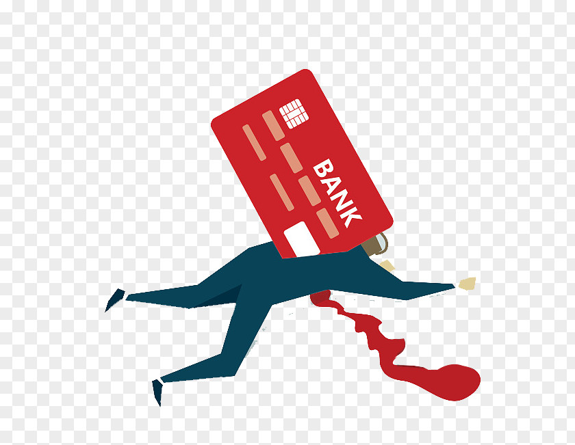 A Bank Crisis; An Injured Man Bankruptcy Illustration PNG