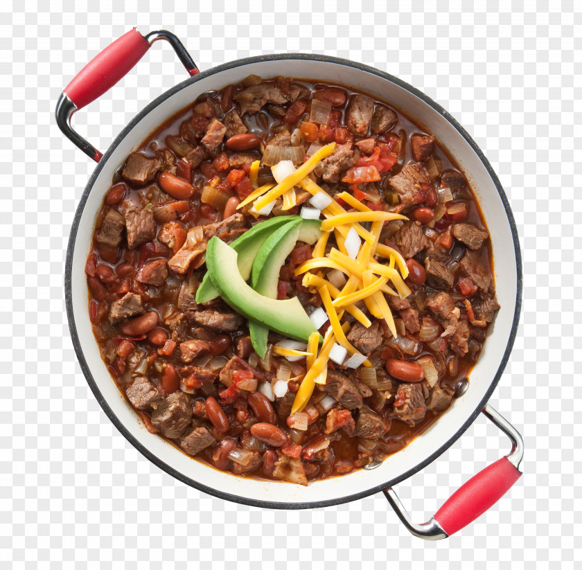 Chili Con Carne Vegetarian Cuisine Dish Recipe Food PNG