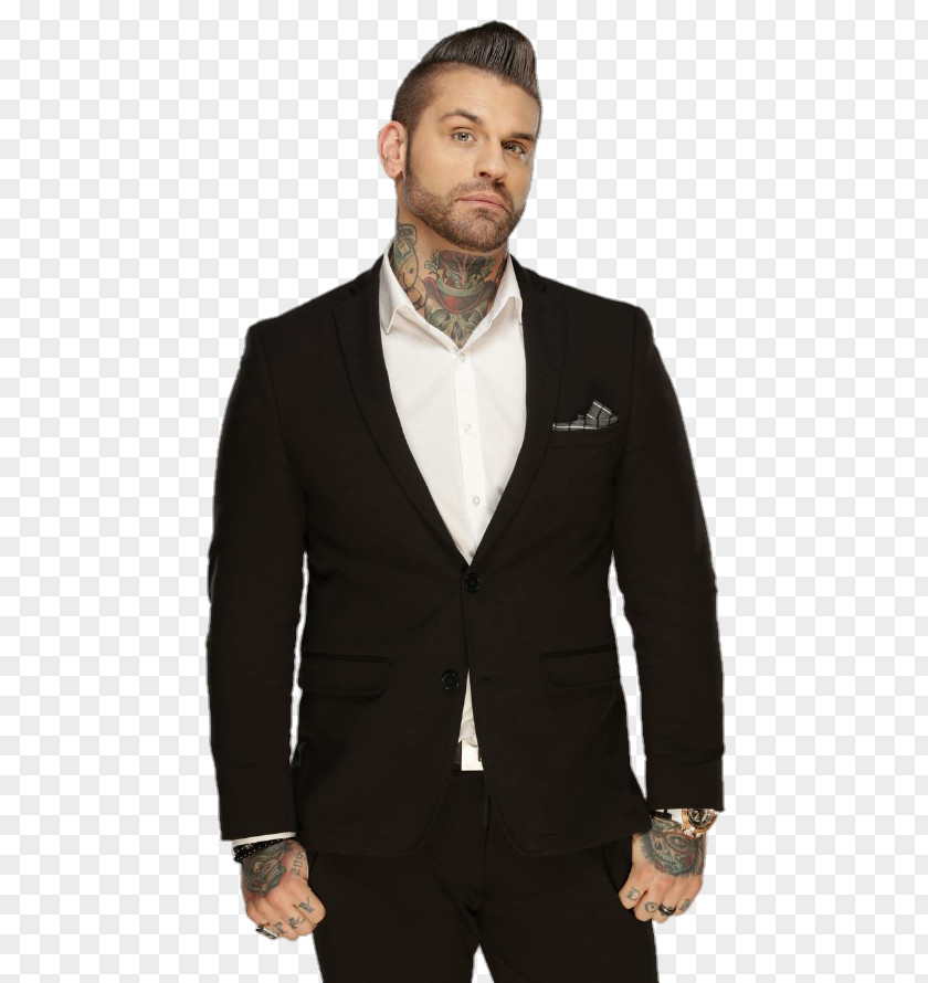 Corey Graves Tuxedo Suit Formal Wear Wedding Tailor PNG