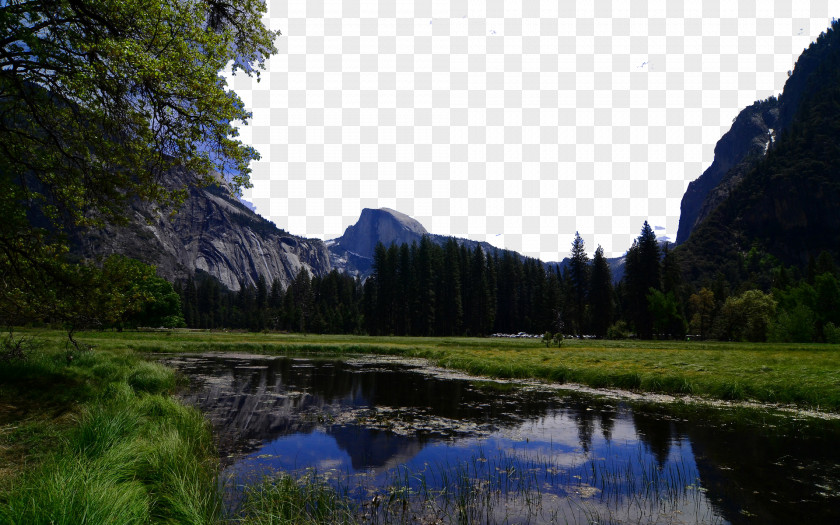 Yosemite National Park Twelve Falls Village Merced River Grand Canyon Valley PNG