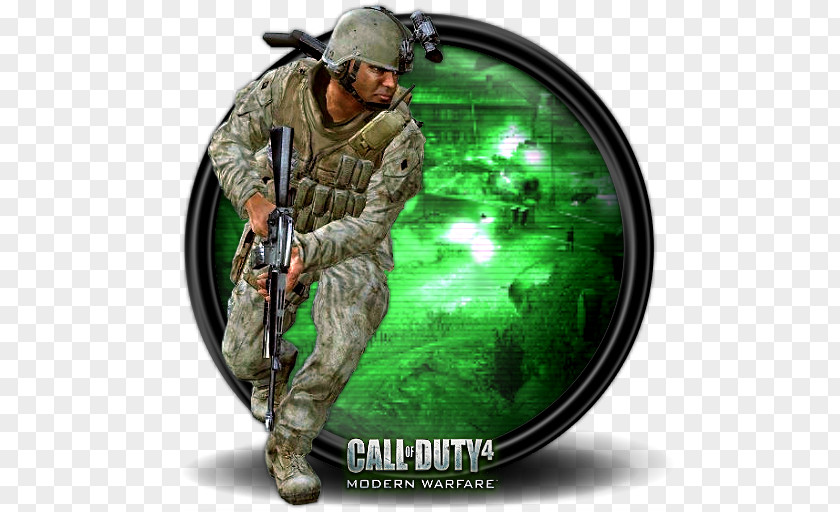 Call Of Duty 4 MW Multiplayer New 3 Infantry Soldier Army Military Camouflage Mercenary PNG