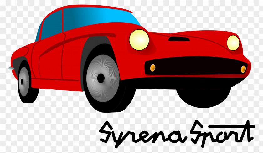 Car Sports FSO Syrena Sport Clip Art PNG