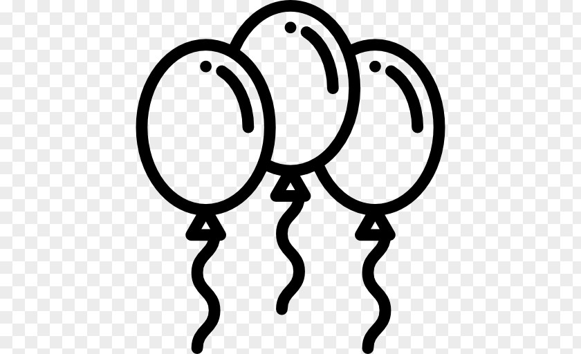 Black And White Decoration Balloon Party Birthday PNG