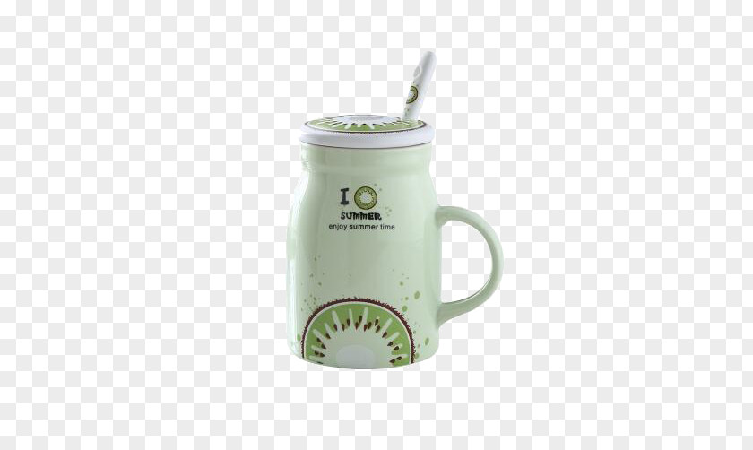 Cartoon Mug Coffee Cup Ceramic Lid PNG