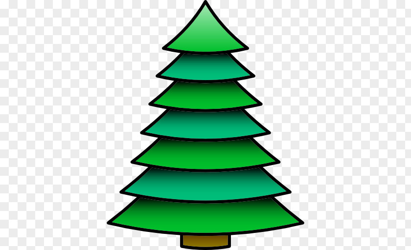 Christmas Tree Spruce Ornament Clip Art PNG