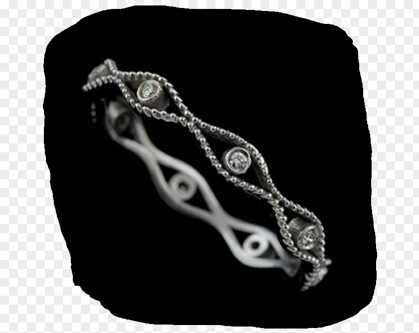 Curve Ring Jewellery Wedding Eternity Bezel Diamond PNG