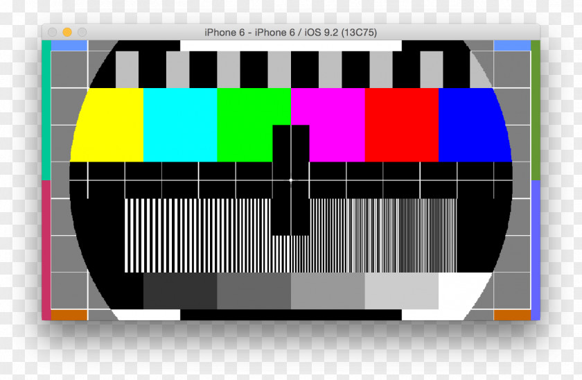 Distort Television Test Card Video Solvo 1080p PNG