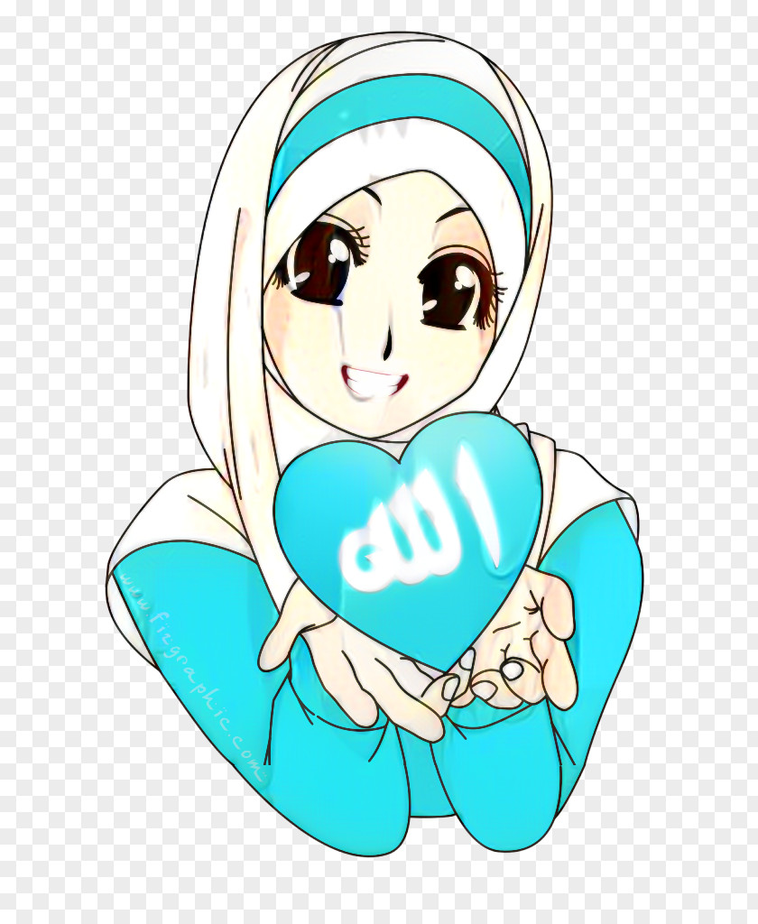 Hijab Cartoon Quran Muslim Women In Islam PNG