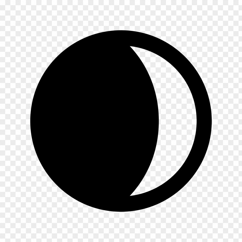 Moon Lunar Phase Crescent Symbol Clip Art PNG