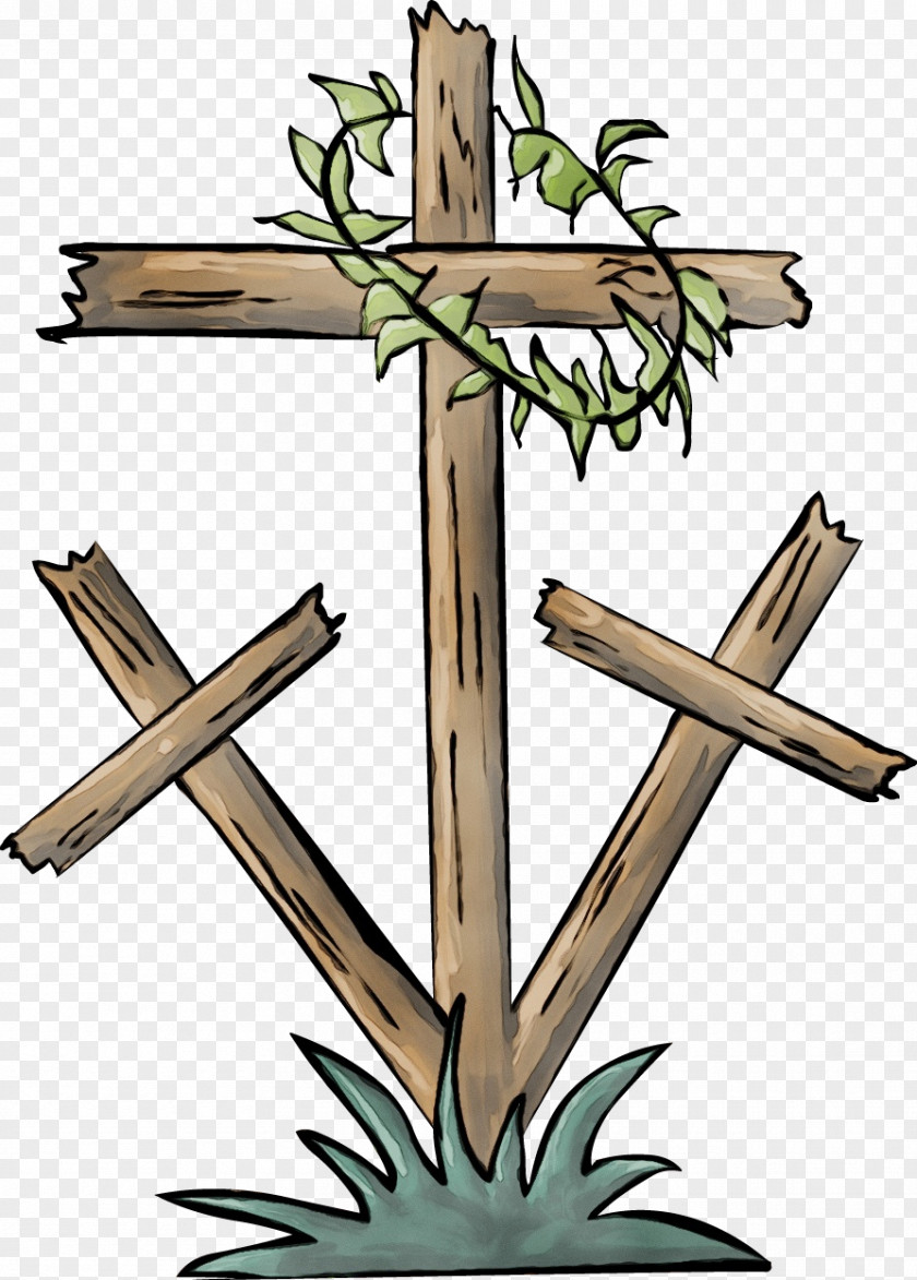 Plant Wood Cross Clip Art Symbol Religious Item PNG