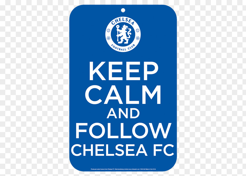 Soccer Door Chelsea F.C. Logo 11 X 17 Sign Brand Crest PNG