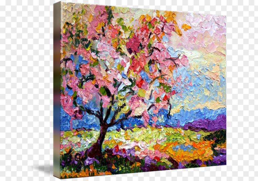 Paint Acrylic Floral Design Landscape Painting Oil Impressionism PNG