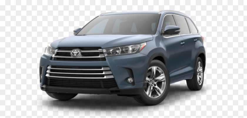Toyota 2018 Highlander Limited Platinum Sport Utility Vehicle Hybrid Car PNG