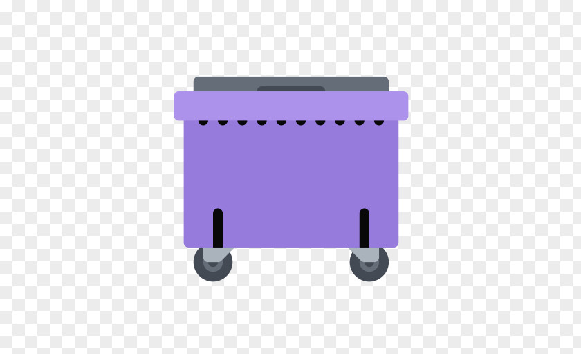 Dumpster Product Design Purple Line PNG