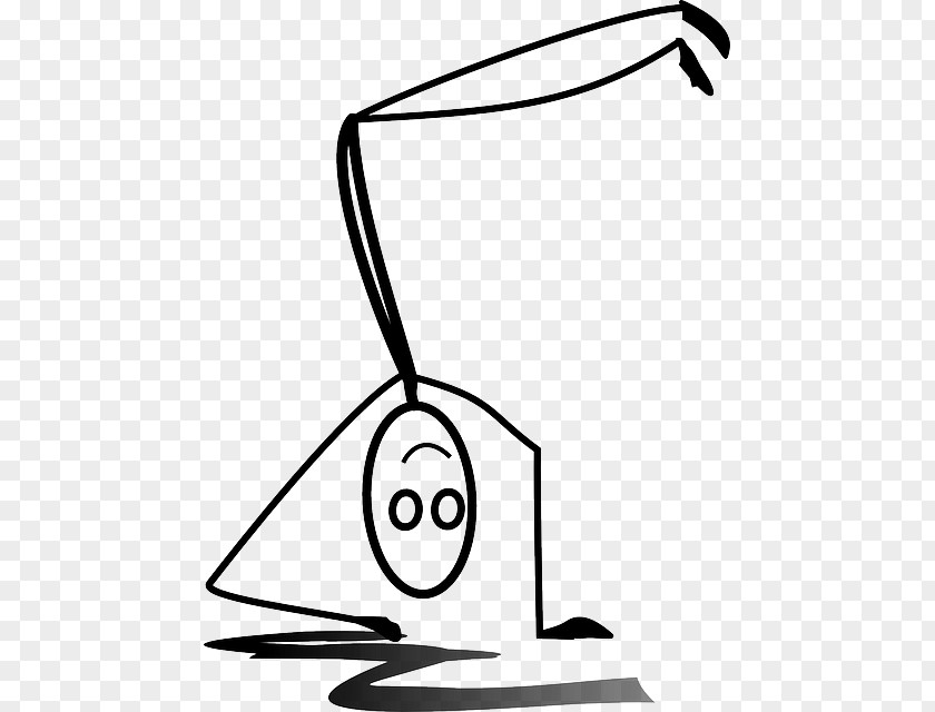 Gymnastics Stick Figure Image Handstand Clip Art PNG