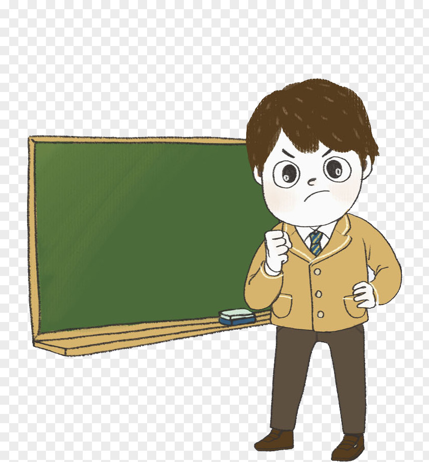 Hand-painted Teacher Cartoon College Scholastic Ability Test Illustration PNG