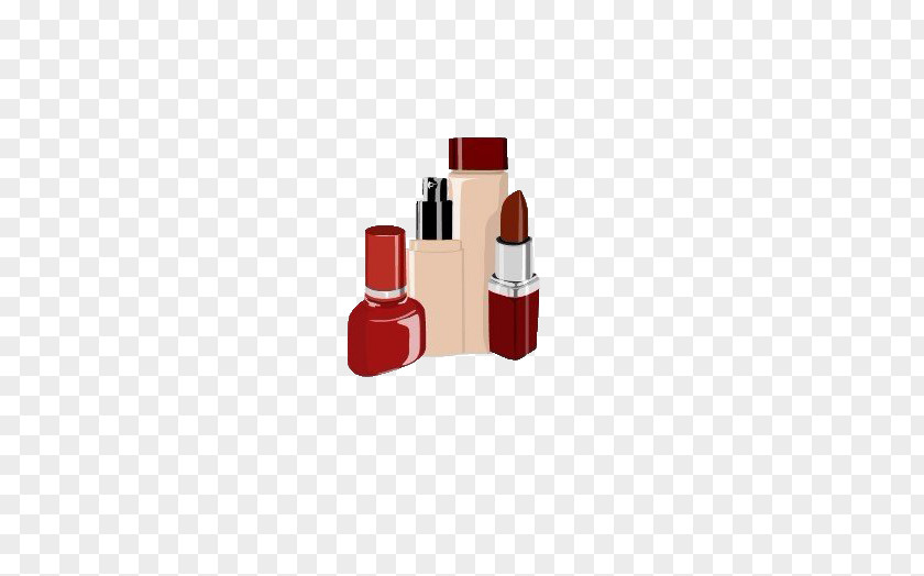 Makeups Cosmetics Lipstick Nail Polish PNG