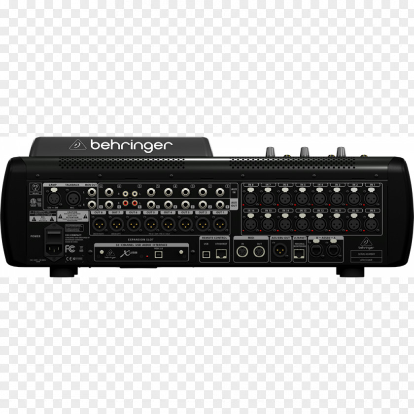 Microphone Digital Mixing Console BEHRINGER X32 COMPACT PNG