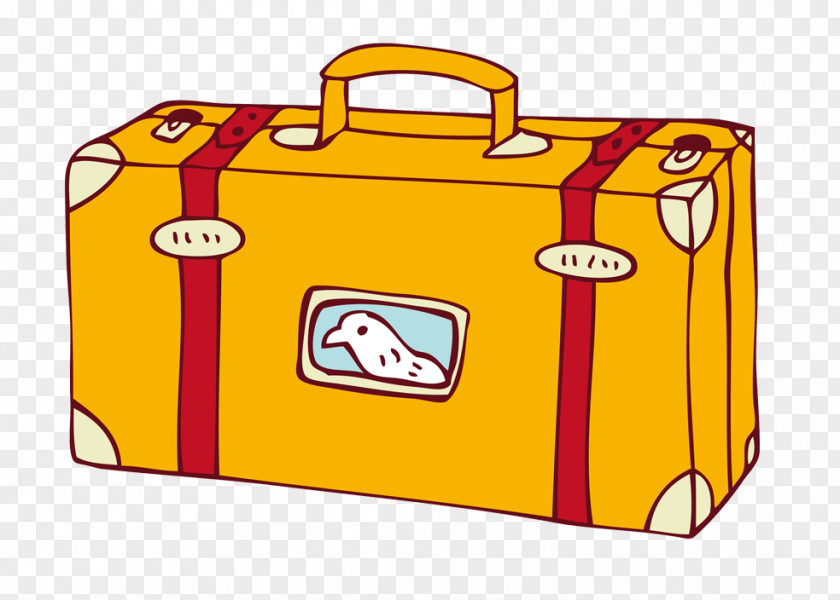 Travel Suitcase Baggage Cartoon PNG