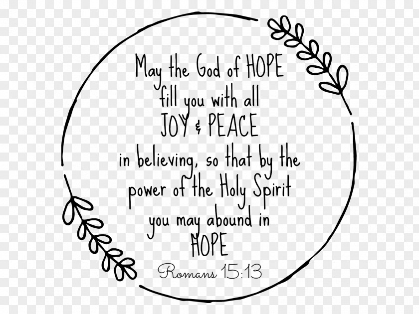 Bible Verse Calligraphy Circle Handwriting Font PNG